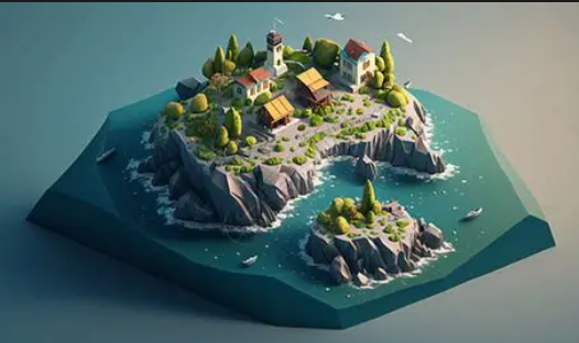 游戏场景定制模型